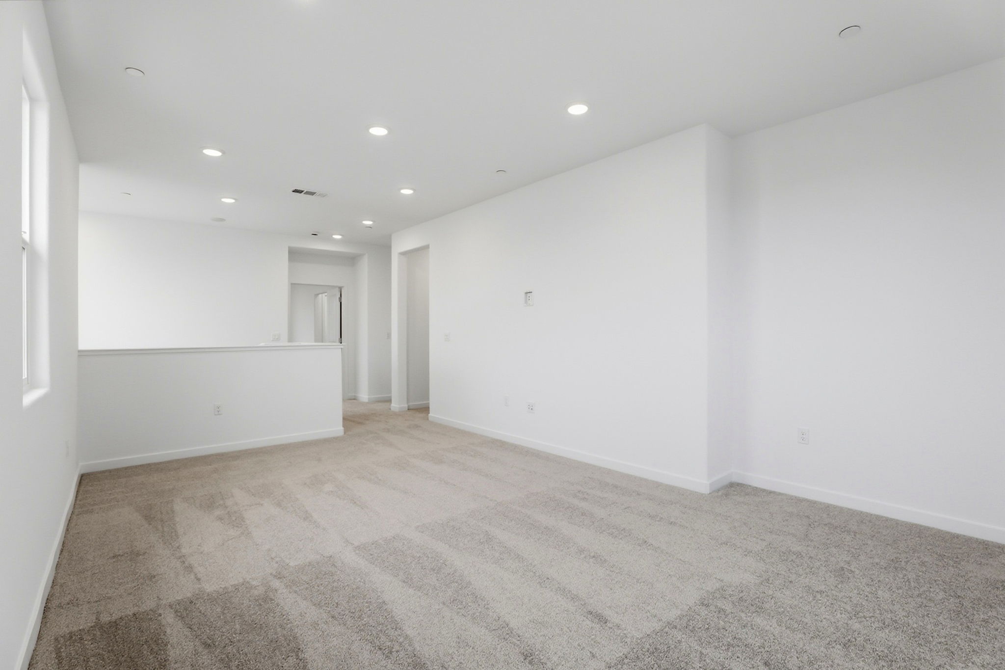 A room with white walls.