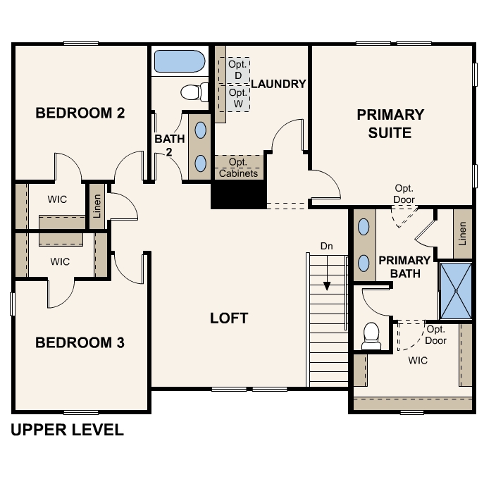 Floor Plan of New Home in Arizona near me Phoenix AZ Century Communities 2 story 4-bedroom floor plan with an additional Study + Loft in Florence AZ Near Queen Creek USDA Loan VA Loan Eligible Near Hunt Highway with community Pool, and more!