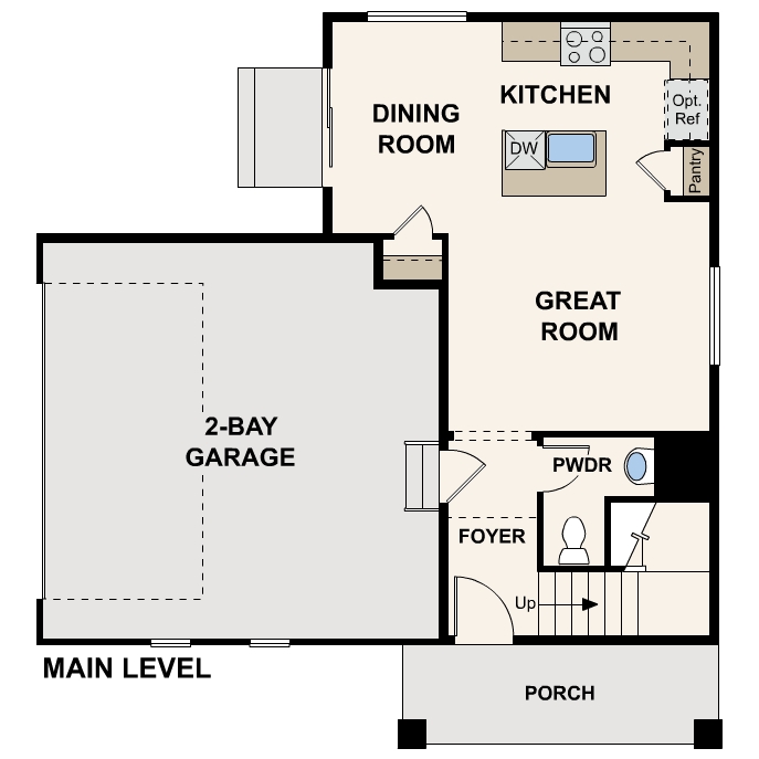 Diagram. Edge Floorplan, Main Level