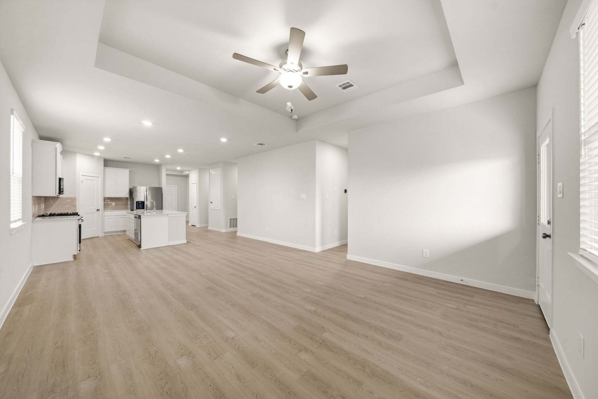 A large empty room.