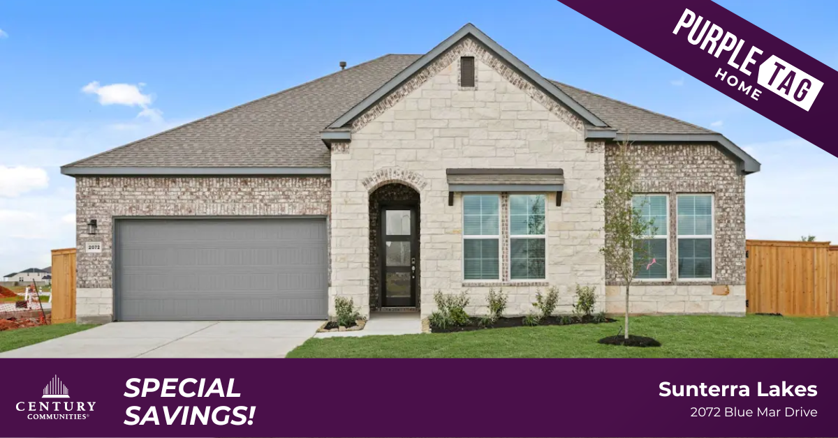 A house with a garage.