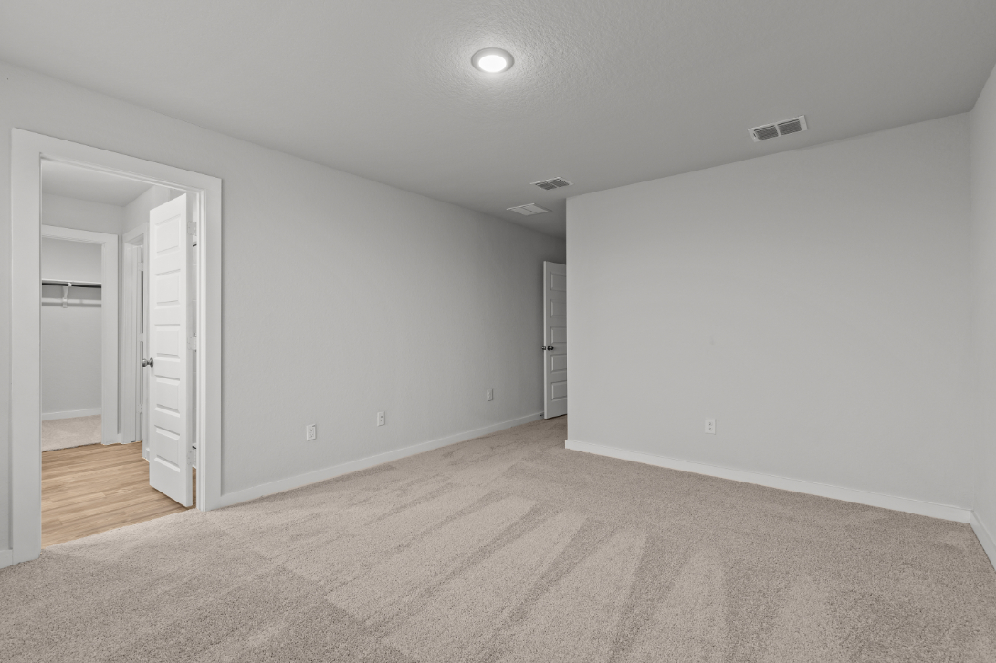 A room with white walls.