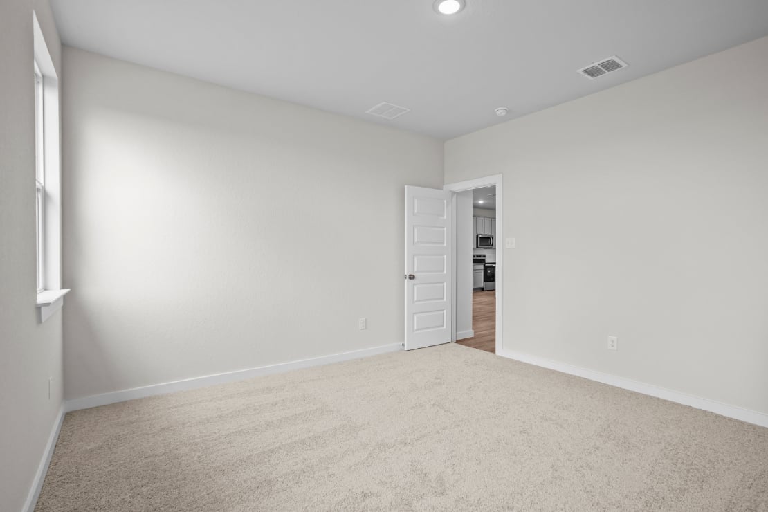 A room with white walls.