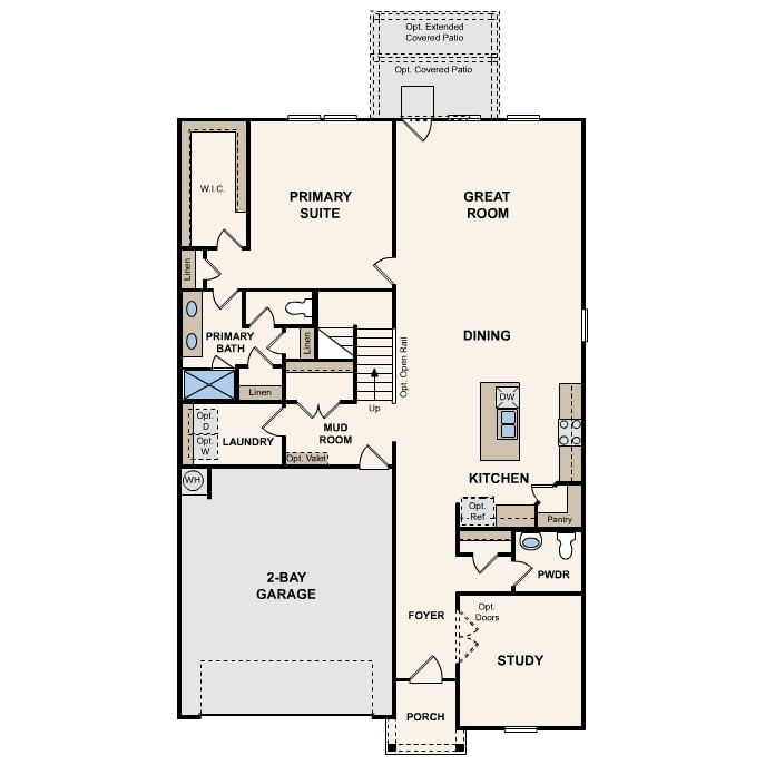 Savannah floor plan at Hiddenbrooke